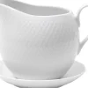 Rhombe Saucekande 67 cl hvid porcelæn