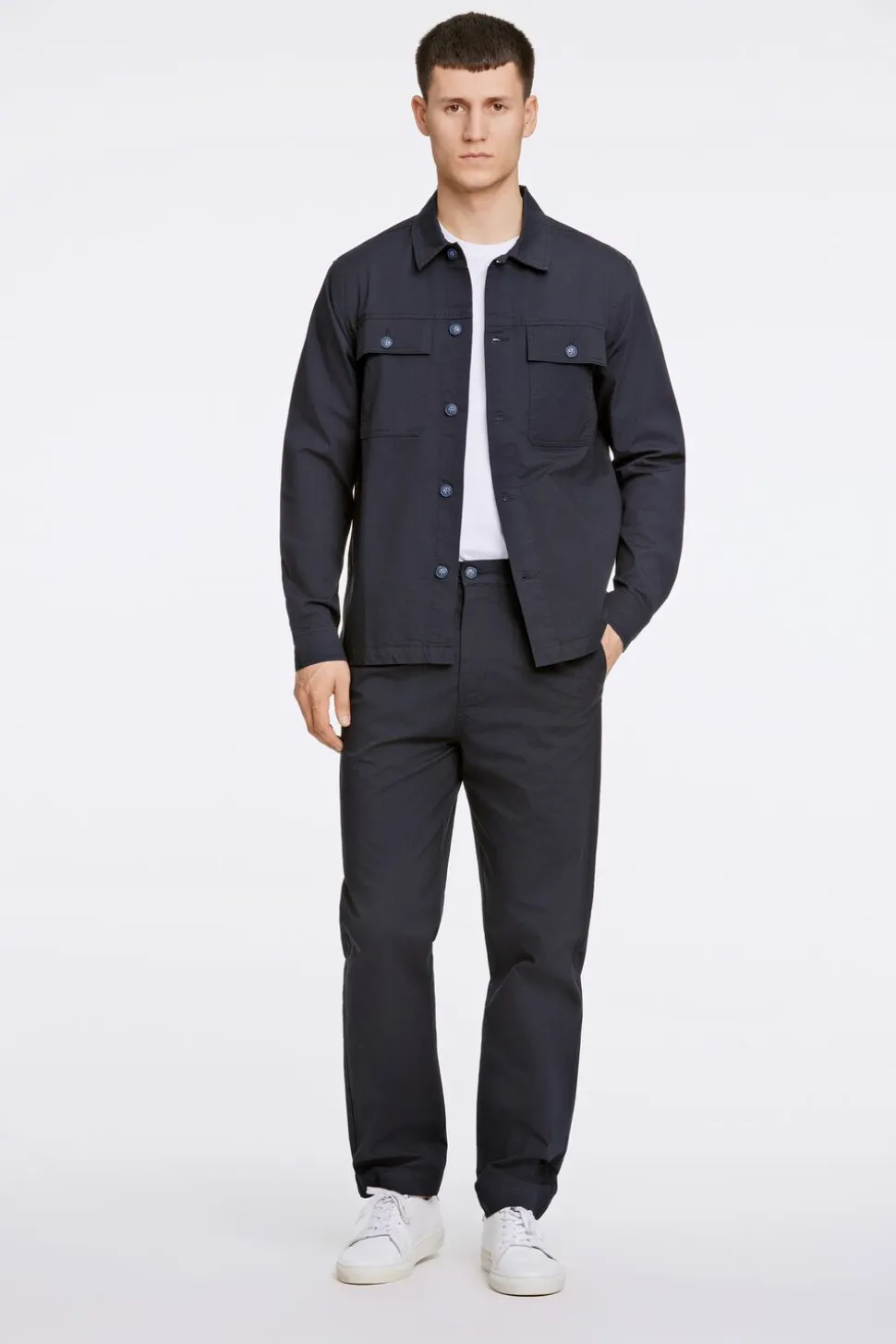 Rip stop overshirt L/S