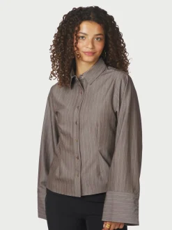 Rosa Pinstripe Melange Shirt