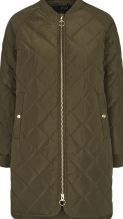 Rubina Quilted lang overgangsjakke