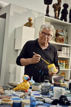 Sangfugl x Leif Sylvester 2025 H15. 5 cm blue eyes