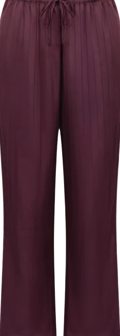 Satin Pinstripe Trousers