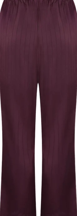 Satin Pinstripe Trousers