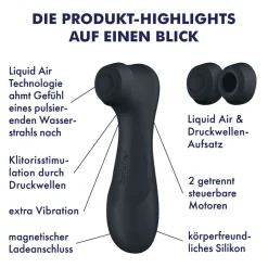 Satisfyer Pro 2 Generation 3 black lufttryksvibrator
