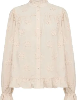 SC-BARBRA 2 Skjorte Creme