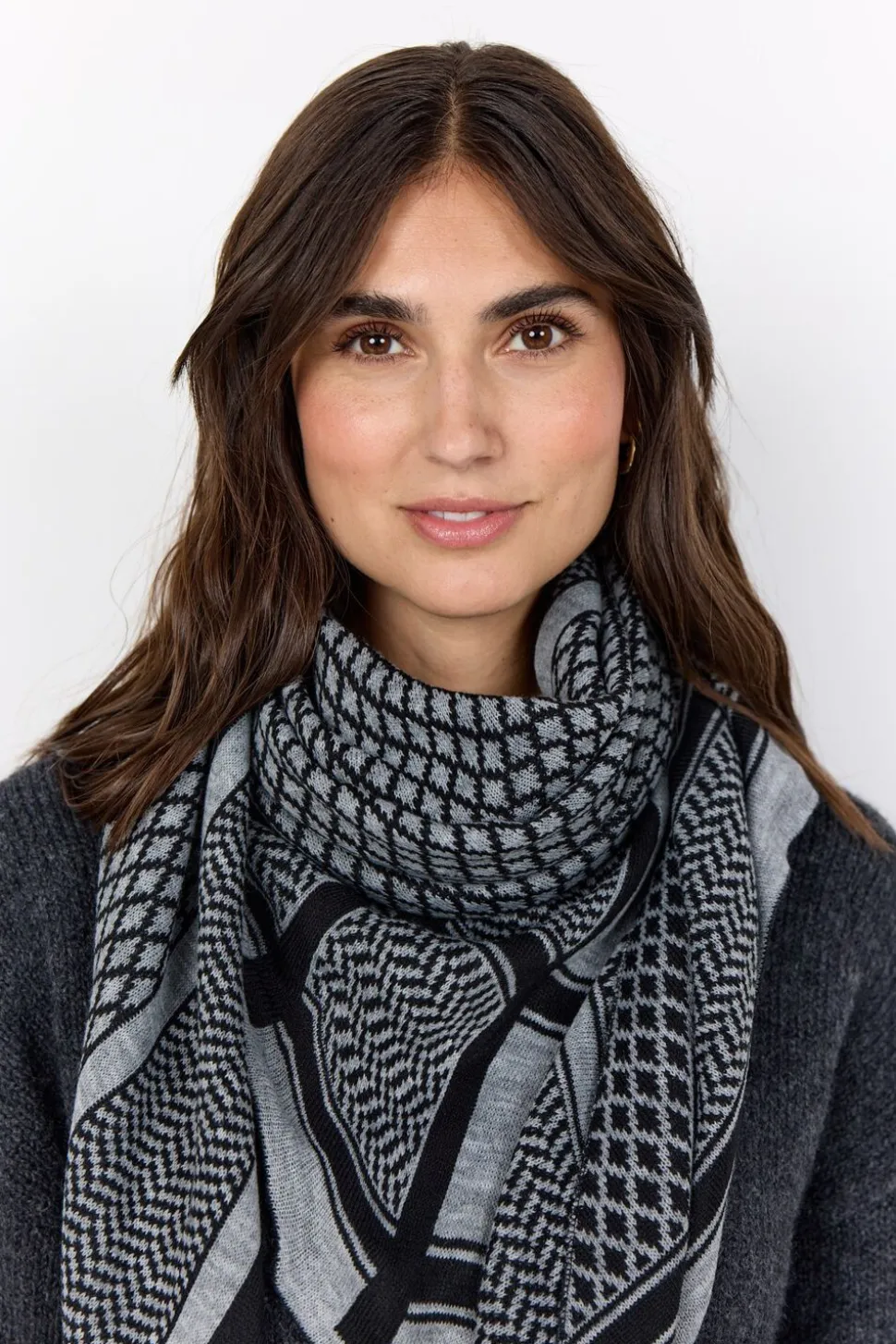 SC-BUKET 3 Tørklæde Grå