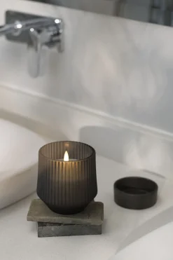 Scented wax glass candle, Harmony, Smoke, 8,5x9,5 cm *