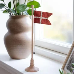 Sebra Fødselsdags bordflag, træ