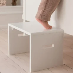 Sebra Skammel, classic white