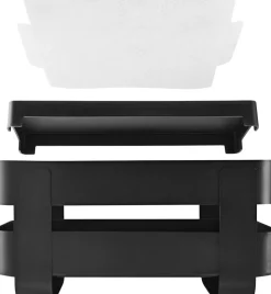 Selvvandende Herb organiser stål Black