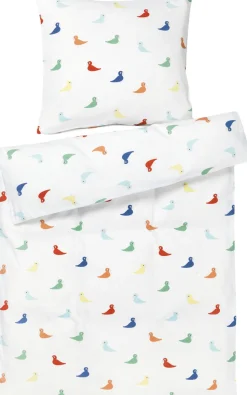 Sengetøj Sangfugl junior 100x140cm DK multi