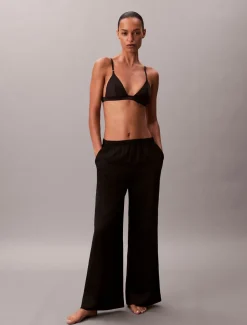 SENSUAL SATIN LOGO PANT