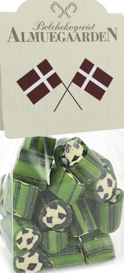 Sig Tillykke med fodbold bolcher med smag af æble og salmiak-lakrids