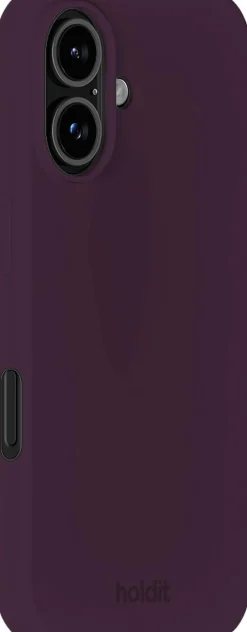 Silicone Case iPhone 16 Deep Plum