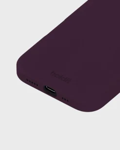 Silicone Case iPhone 16 Deep Plum