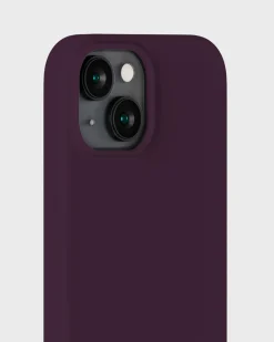 Silicone Case iPhone 15 Deep Plum