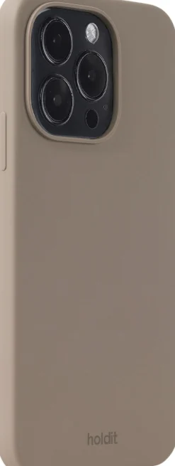 Silicone Case iPhone 15 Pro Mocha Brown