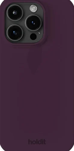 Silicone Case iPhone 16 Pro Deep Plum