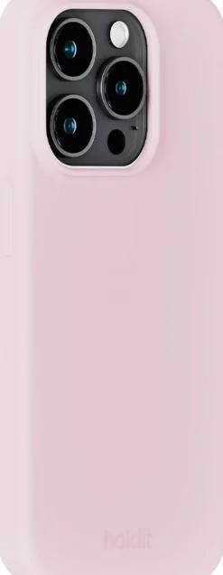 Silicone Case iPhone 15 Pro Pale Pink