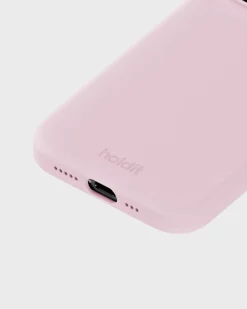 Silicone Case iPhone 15 Pro Pale Pink