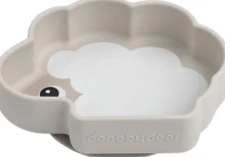 Silikone Stick & Stay skål Sheepy Sand