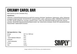 Simply® CREAMY CAROL chokoladebar (40g)