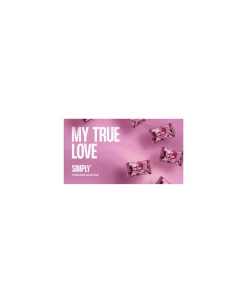 Simply® TRUE LOVE chokoladeæske (100g)