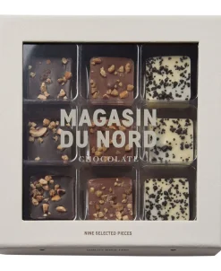 Æske, 9 stk. Dessertchokolade, 90g