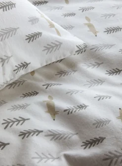 Skovtur baby sengesæt dæmpet brun