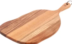 Skære-/serveringsbræt 44x22,7x1,5 cm Akacietræ
