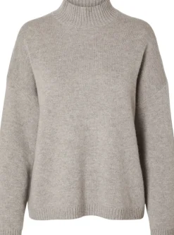 SLFCILLE LS CASHMERE BLEND KNIT HIGH NECK NOOS
