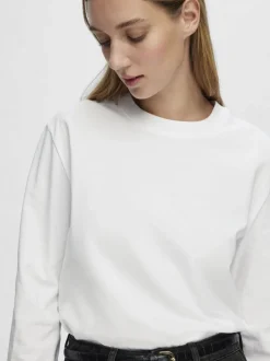 SLFESSENTIAL LS BOXY TEE NOOS
