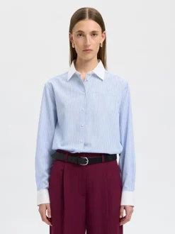 SLFILINA RELAXED CONTRAST LS SHIRT