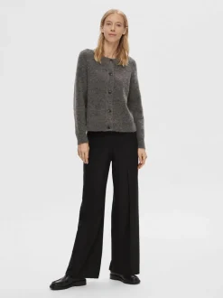 SLFLULU LS ALPACA BLEND KNIT SHORT CARDIGAN B NO