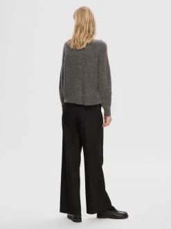 SLFLULU LS ALPACA BLEND KNIT SHORT CARDIGAN B NO