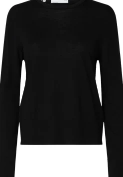 SLFTHEA LS KNIT MERINO O-NECK NOOS