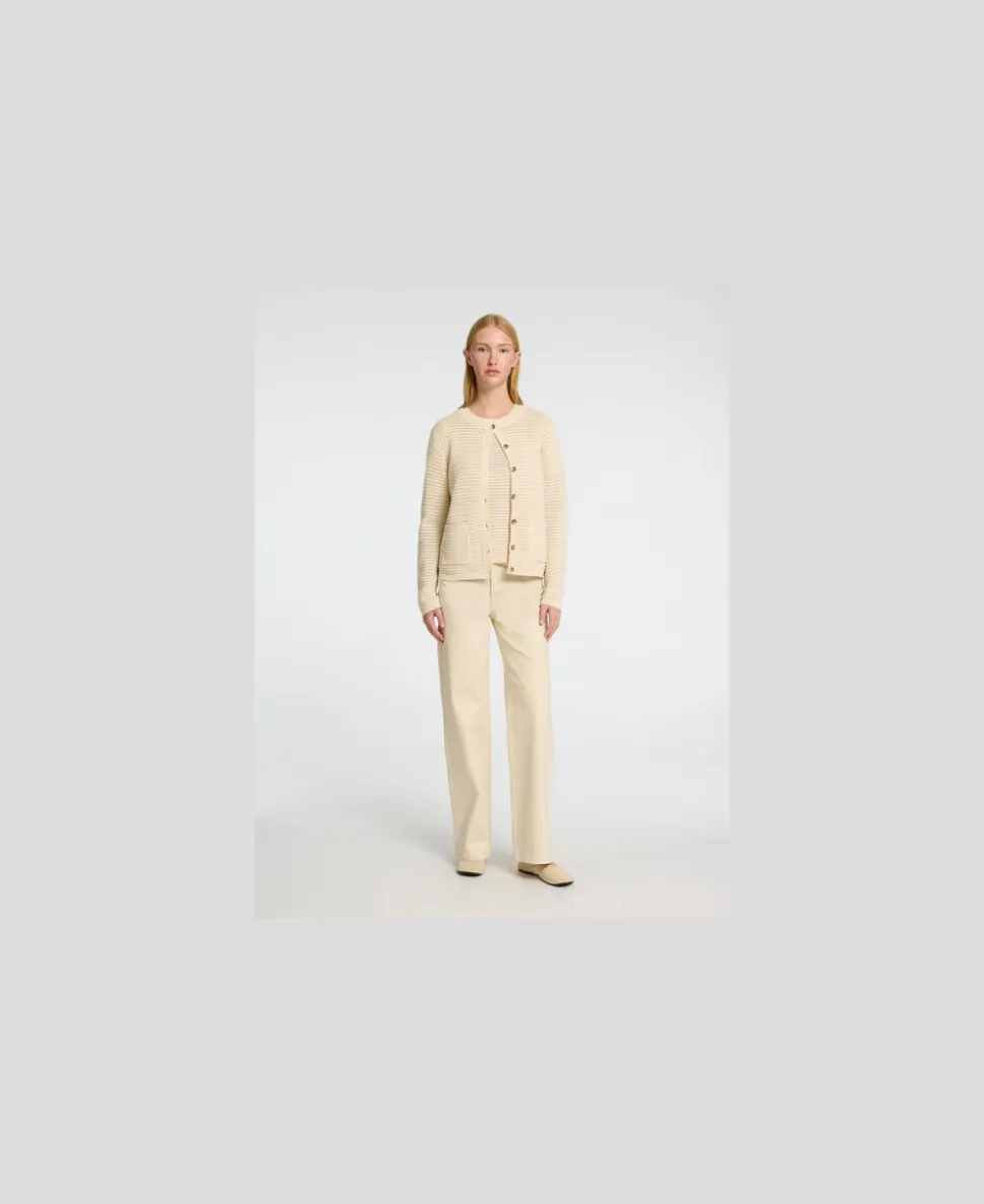 SLFVINNA LS STRUCTURE KNIT CARDIGAN