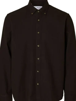 SLHREGNOAH MIX BDWN LS SHIRT CAMP