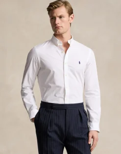Slim Fit Stretch Poplin Shirt