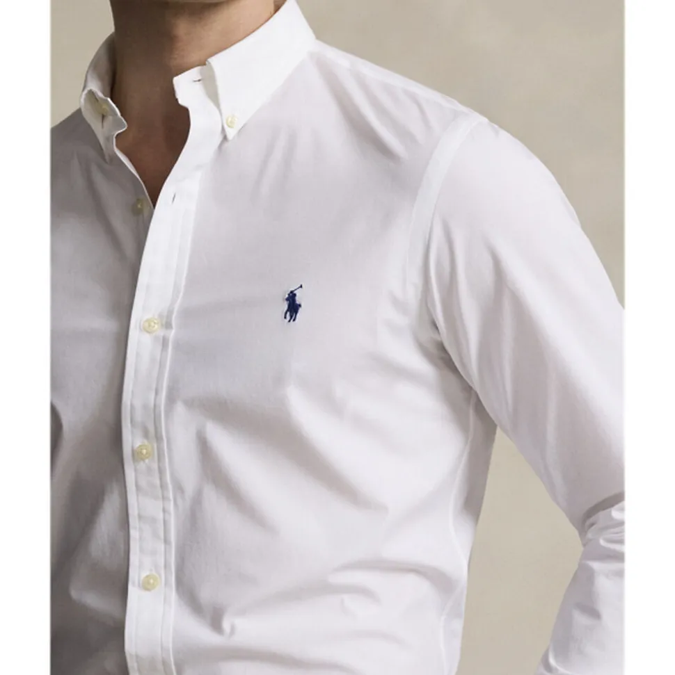 Slim Fit Stretch Poplin Shirt