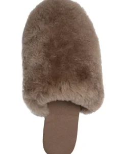 Slipper in Real sheepskin - Cocoa Creme