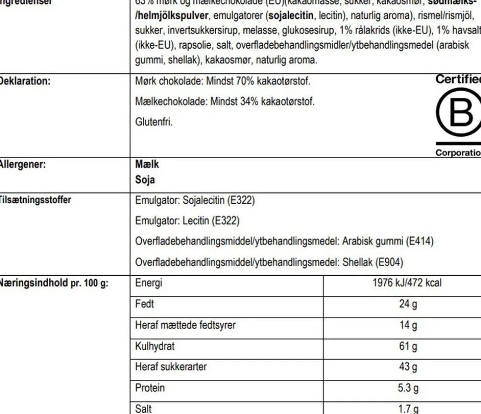 SMALL F - DARK & SEA SALT