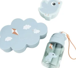 Snack & madkasse m/drikkedunk Playground Blå