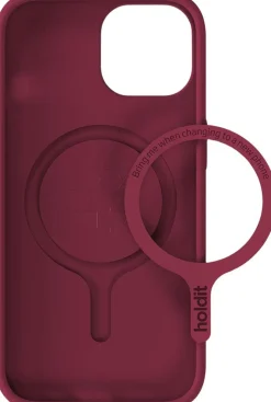 Soft Magsafe Case iPhone 15/14/13 Red Velvet
