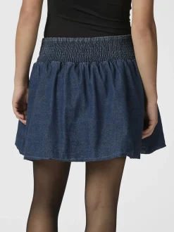 Solar Denim Balloon Skirt