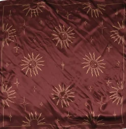 Solar silk scarf