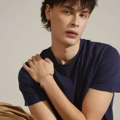 SOPHIA recycled bangle bracelet silver-plated