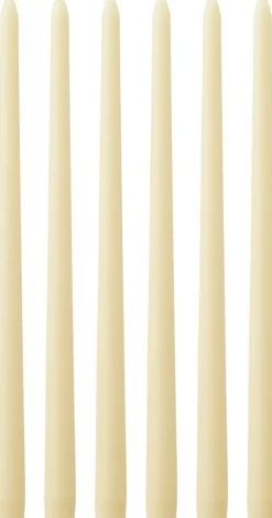 Spire Smooth Tapered Candle, H38, I