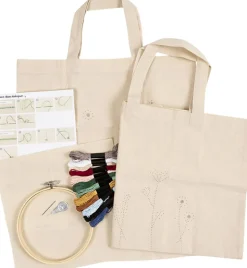 Start DIY Kit Broderi, Blomster