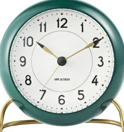 Station bordur grøn/hvid, Ø 11 cm, alarm